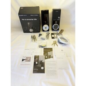 KeyWe Smart LockBluetooth and Z-Wave Plus Enabled Compatible with AlexaWorks
